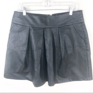 Faux Leather Skirt